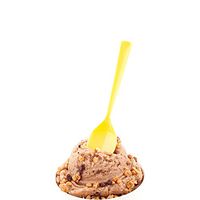 Petal Spoon, Petal Shaped Spoon, Tasting Spoon - Disposable - 4.5" - Yellow - 100ct Box - Restaurantware