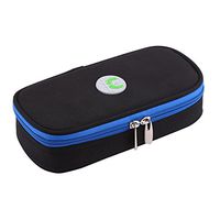 Diabetic Bag,Portable Diabetic Carrying Case Medical Travel Cooler Bag for Insulin Supply Kits (Black)