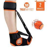 2 Pack Plantar Fasciitis Night Splint – Breathable, Comfy Plantar Fasciitis Support w/Advanced Stretching Mechanism – Support for Achilles Tendonitis, Drop Foot & Pain - Size: [M 9-9.5][W 10.5-11]