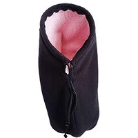 Fushida Bone Fracture Warm Sock Foot Protector Covers Warm Flannelette for Wearing in Plaster Breathable & Suitable Sock to Protect Your Toes from Frostbite (1Pcs Spring Brushed Black, L)