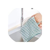 Sponge Cleaning Pads Household Kitchen Towels Absorbent Thicke Super Absorbent Kitchen Cleaning Towel Wipe Table Dish Washing Cloth,Green,3Pcs