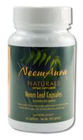 Neemaura Naturals Neem Leaf Capsules (Azadirachta Indica), 400 Mg, 60 Capsules (Pack of 2)