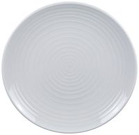 Yanco MD-112 Milando Round Plate, 11.5" Diameter, Melamine, White Color, Pack of 12