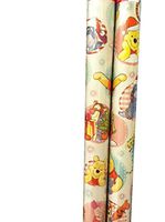 Disney ~ WINNIE THE POOH ~ Christmas Wrapping Paper 40 Sq. Ft.