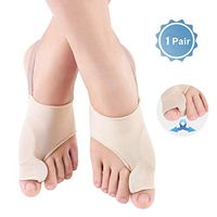 ZZYYZZ Bunion Corrector,Orthopedic Bunion Splint Protectors for Day and Night, Toe Separator Foot Support Sleeve with Gel Pad, Hallux Valgus Pain Relief,L