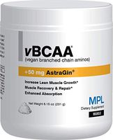 MPL Nutrition Vegan Friendly BCAA Powder - Branched Chain Amino Acids Supplement for Women & Men | Post-Workout for Muscle Recovery, 2:1:1, Added Aquamin & AstraGin - Mango