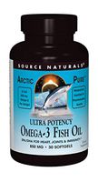 Source Naturals ArcticPure Ultra Potency 850 mg Omega-3 Fish Oil - 30 Softgels