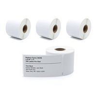 MarkDomain Compatible Paper Roll Replacement for Dymo 30256 Large Shipping Labels 59 mm x 102 mm (2-5/16" x 4") 300/Roll for LabelWriter 400 450 Duo Twin Turbo 4XL Printer (4 Rolls)