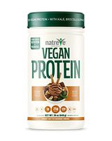 Natreve Vegan Protein Powder - Gluten Free Non-GMO Whole Food Protein with Vegetables - 30oz (Peanut Butter Parfait)