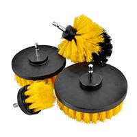Haneye Drill Brush Attachment, 4 Packs Power Scrubber Brush Set, Cleaning Kit For Grout, Floor, Tub, Shower, Tile, Bathroom and Kitchen Surface