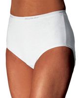 Fruit Of The Loom D22030 SZE 7 3 Pack White Size 7 Ladies' Panty Classic Briefs