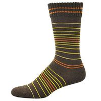 Simcan Unisex Anti-Microbial Diabetic Fashion Socks - Men's and Women's Footwear - Brown