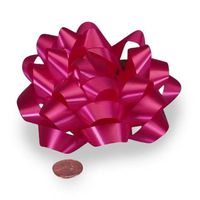 Cerise Confetti Bow 4" | Quantity: 100 Width 1/2"