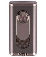 Xikar Verano Flat Flame Cigar Lighter, Attractive Gift Box, Elegant Metal Construction, Gunmetal