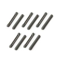 5 Pairs Eyeglass Anti-Slip Silicone Holder - Glasses Ear Hook Retainer Sleeve Gray