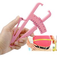 JIAYOUNG Personal Body Fat Tester Caliper Body Fat Tester Analyzer Fat Measuring Clamp Sebum Fat Caliper-red