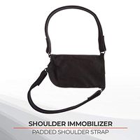 Sammons Preston Shoulder Immobilizer, Comfortable Arm Sling and Shoulder Support Brace with Straps, Surgery and Injury Recovery Sling with Breathable Material, Fits Right or Left Arms, Large