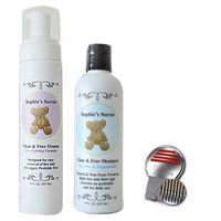 Sophie's Secret Lice Removal Kit, Natural, Non-Toxic, Big 8 oz Size for Family