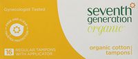 Seventh Generation Chlorine-Free Organic Tampon Regular - 16 Tampons