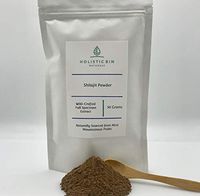 Raw Shilajit Powder by Holistic Bin - Wildcrafted, Full Spectrum Extract - (50 Servings) Natural Organic Fulvic Acid and Trace Minerals - for Natural Weight Loss, Nootropic & Potent Adaptogen