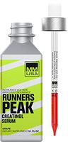 MMUSA Runners Peak Creatine Serum Running Boost | Run Faster & Longer | Pre-Run Energy Cycling & Running Supplement | Boosts Performance | Stable Creatinol-O-Phosphate