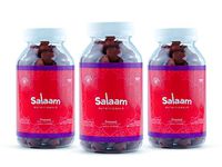 Salaam Nutritionals Halal Prenatal Gummy Multivitamins, Organic Base, Sugar Free, 800 mcg Folic Acid with DHA (3 Pack, 360 Count)