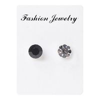 Hacloser 1 Pair Magnetic Earrings for Weight Loss Magnetic Therapy Stud Set (Pink)