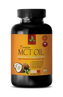 Metabolism Booster for Men - Premium Medium Chain TRIGLYCERIDES with Highly Concentrated CAPRYLIC & CAPRIC ACIDS - MCT Oil 3000MG - mct Oil Made from Coconuts - 1 Bottle 120 Liquid Capsules