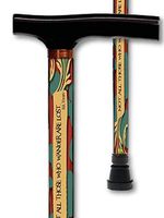 Walking Cane T Handle Tolkien Quote Not All Who Wander are Lost Adjustable Aluminum Men or Women Canes