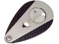 Xikar Xi3 Cigar Cutter, 440 Stainless Steel Blades With Rockwell C Rating Of 57, Unique Teardrop Shape, Carbon Fiber