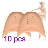 YIFAN Ballet Toes Cover, 10Piece (5pair) Gel Pointe Ballet Dance Shoe Toe Pads, Silicone Toe Protector - Toe Guards & Toe Covers for Women (Soft+Breathable)