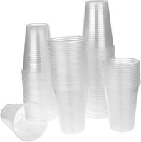 Disposable Clear Plastic Drinking Cups (Pack of 100) (5 oz)