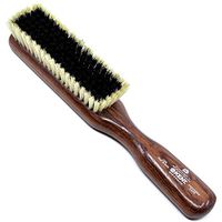 Kent CP6 The Finest 100% Natural Black & White Boar Bristle Clothes Brush and Lint Remover for Cashmere, Wool, and Silk - Sweater Fuzz Remover, Suede Brush, and Lint Brush for Pet Hair