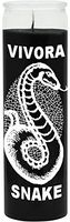 Indio Products Snake Black Candle - Silkscreen 1 Color 7 Day