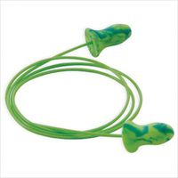 Moldex 6632 Small Single Use Meteors Curved Shape Foam Corded Earplugs (100 Pair Per Box) (100/PR)