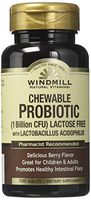 Windmill Probiotic Lactose Free Berry Chewables - 100 Count