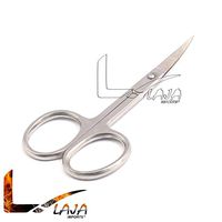 LAJA Imports Cuticle Nail Scissors – Stainless Steel Precision Manicure Scissor – Extra Pointed Curved Fingernail Scissors