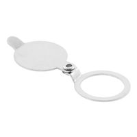 Defender Security S 4791 Privacy Cover, Inside Ring Fits Door Viewers with 9/16 in. Outside Diam. Cylinders, Solid Brass, Bright Nickel Plated Finish, Pack of 1