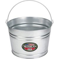 Behrens High Grade Steel C17GS 4.25 Gal Silver Galvanized Steel Pail
