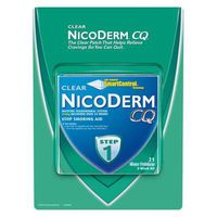 Nicotine Transdermal System - NicoDerm CQ STEP 1 - 3 Week Kit - 21 Clear 21 mg Nicotine Patches