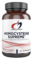 Designs for Health Homocysteine Supreme - Methylation + Homocysteine Support with Folate, B2, B6, Methylcobalamin B12, NAC + TMG (60 Capsules)