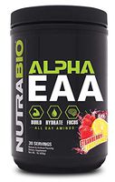 NutraBio Alpha EAA (Strawberry Lemon Bomb) – All-Day Recovery, Focus, and Hydration Supplement