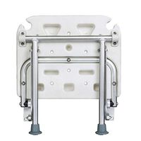 Load-Bearing 200kg Folding Shower Seat, Bathroom Folding Seat with Leaking Hole, Wall-Mounted Shower Seat PE Environmental Protection Waterproof Seat Plate + Non-Slip Mat, Silent Anti-Slip.