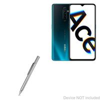 Oppo Reno Ace Stylus Pen, BoxWave [FineTouch Capacitive Stylus] Super Precise Stylus Pen for Oppo Reno Ace - Metallic Silver