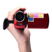 Denzar Mini Digital Camera, 1.8 Inch TFT 4X Digital Zoom Mini Video Camera for Kids Black(Ship from US) (Red)