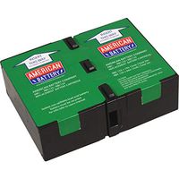 ABC RBC123 Leak Proof UPS Battery, Black/Green