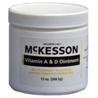 McKesson Vitamin A & D Ointment 13 oz Jars - Case of 12