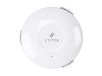 Monoprice Wireless Smart Water Leak/Flood Sensor - White With Probe and Alarm, No Hub Required - From STITCH Smart Home Collection