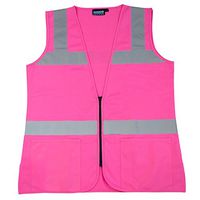 ERB 61912 S721 Non-ANSI Hi-Vizability Female Fitted Vest, Pink, X-Large