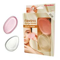Flawless Silicon Make up Blender 2 in 1 (Clear Blender & Pink Blender) | Amazing Shine
